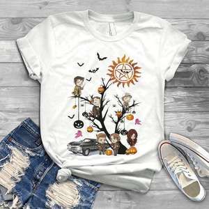Supernatural Tree Halloween T Shirt 1